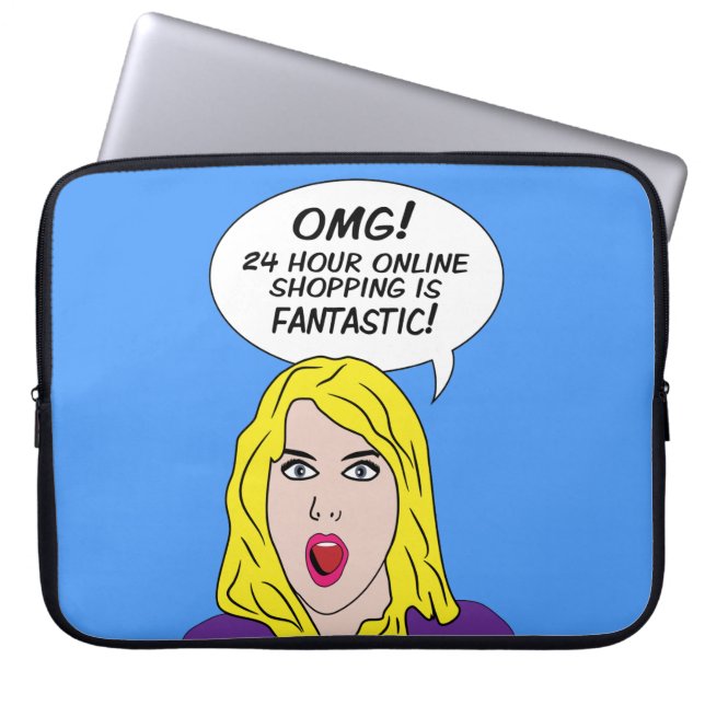 RETRO TECKNADS LAPTOP SLEEVE (Framsidan)