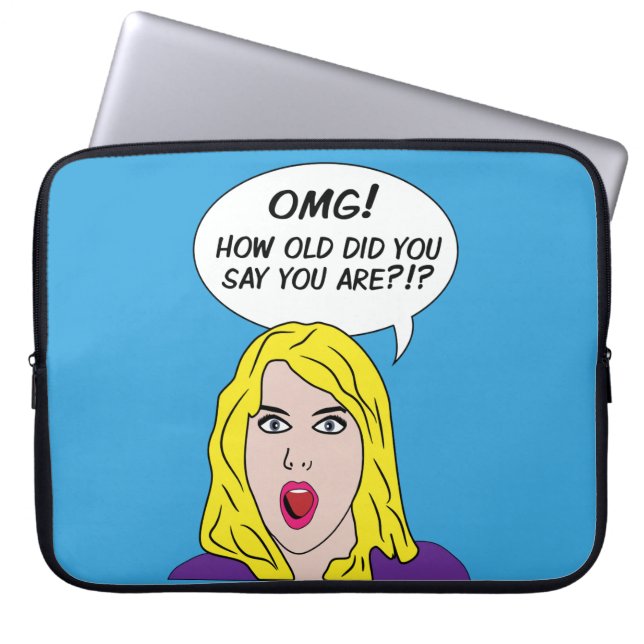 RETRO TECKNADS LAPTOP SLEEVE (Framsidan)