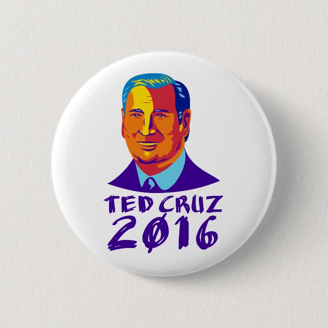 Retro Ted Cruz president 2016 Knapp (Framsida)