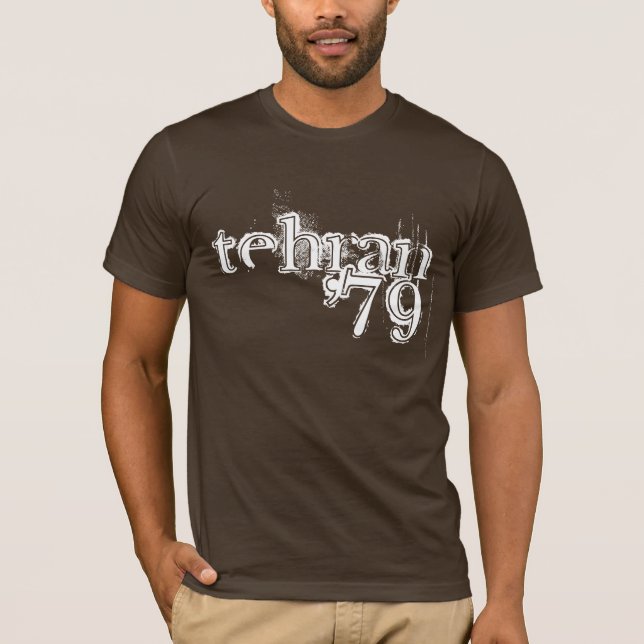 Retro ’tehran '79’ tee shirt (Framsida)