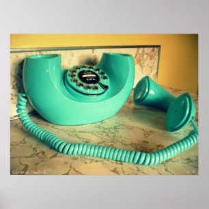 retro telefon 2 poster