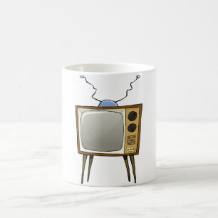Retro televisionmugg kaffemugg