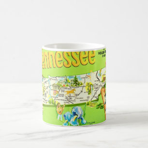 Retro Tennessee vykortsmugg Kaffemugg