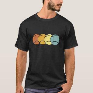 Retro Tennis Bollar Sports Player Idrottsman T Shirt