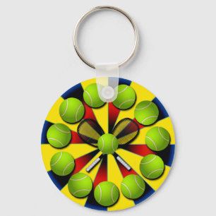RETRO TENNISDESIGN NYCKELRING