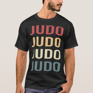 Retro Text Judo T Shirt