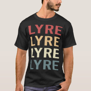 Retro Text Lyra T Shirt