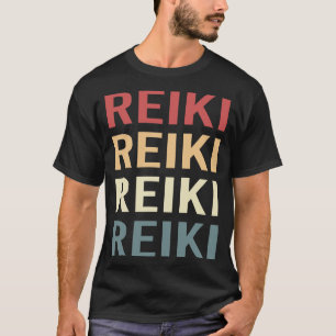 Retro Text Reiki T Shirt