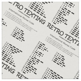 Retro Textering Internationell Morse Code Geek Hum Tyg