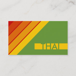 retro THAI Visitkort