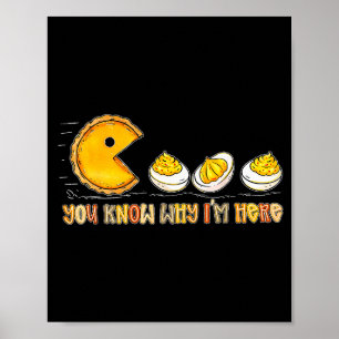 Retro Thanksgiving du vet varför jag är här Djävul Poster
