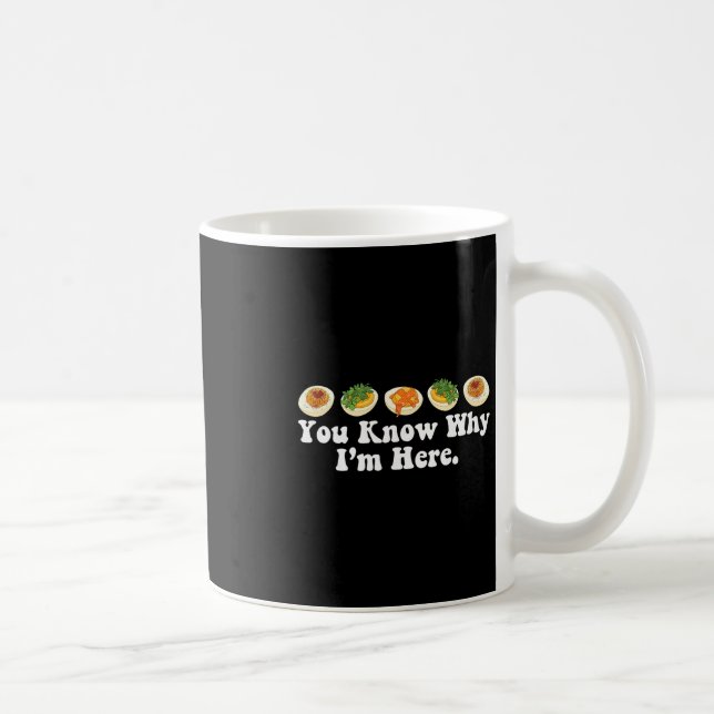 Retro Thanksgiving-middag Du vet varför jag är här Kaffemugg (Höger)