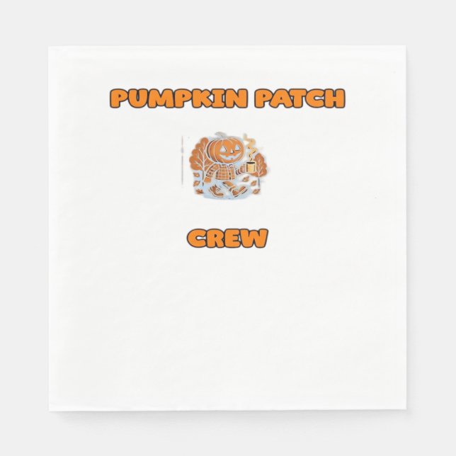 Retro Thanksgiving Turkey - Fall Harvest Design Ov Pappersservett (Framsidan)