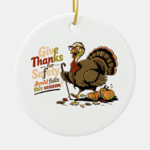 Retro Thanksgiving Turkey Safety - Ge tack