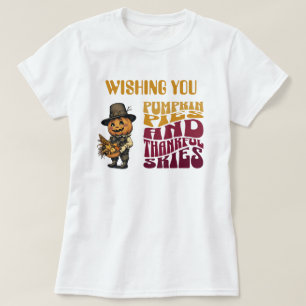 Retro Thanksgiving Vibes T Shirt