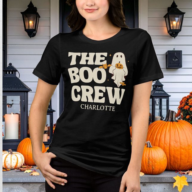 Retro The Boo Crew Kuslig Halloween T Shirt (Skapare uppladdad)