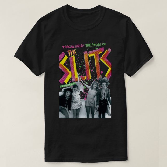 Retro The Slits Band Rock Gift For Fans T Shirt (Design framsida)