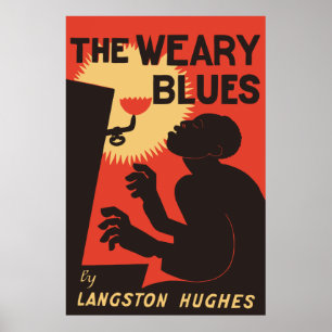 Retro The Weary Blues (musik) Poster