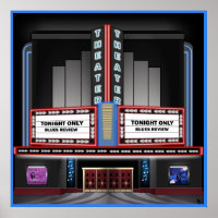 Retro Theater Poster