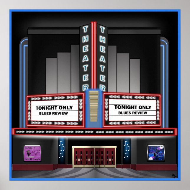 Retro Theater Poster (Framsidan)