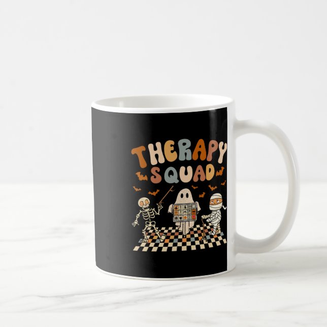 Retro Therapy Squad SpT Team Halloween Speec Kaffemugg (Höger)