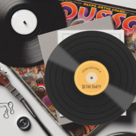 Retro ThLED Födelsedagsfest inbjudan