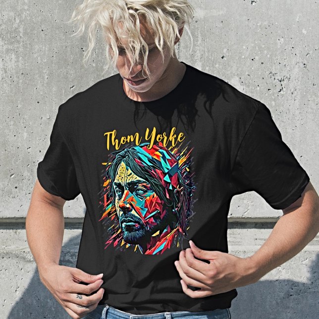 Retro Thom Yorke Artistic T-shirt (Skapare uppladdad)