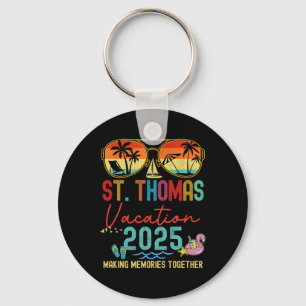 Retro Thomas Vacation 2025 Memories Matching G Nyckelring