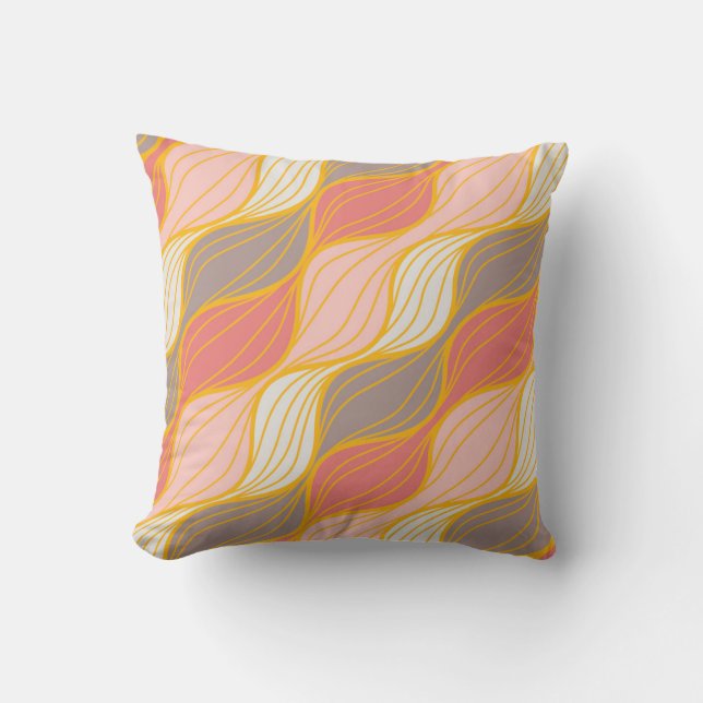  retro Throw Pillow Kudde (Framsida)