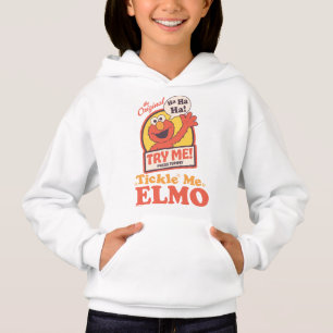 Retro Tickle Me Elmo Vågande Grafik T Shirt