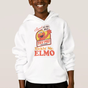 Retro Tickle Me Elmo Vågande Grafik T Shirt
