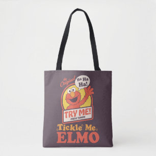 Retro Tickle Me Elmo Vågande Grafik Tygkasse