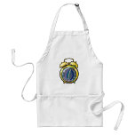 Retro-tidsstycke för larmklockan för Guld i vintag Förkläde<br><div class="desc">Koka i stil med den här vintage-inspirerade plattan med en vackert illustrerad guld-väckarklocka. Perfekt för hemköksmästare, bagare och grillmästare som uppskattar retro-estetik och klassisk design. Den här unika plattan ger ett tidlöst tryck till ditt kök eller utomhusgrillklot. Vare sig du är värd för en middag party, bakar med familj eller...</div>