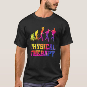 Retro Tie Dye Utveckling av fysisk terapi PT Thera T Shirt