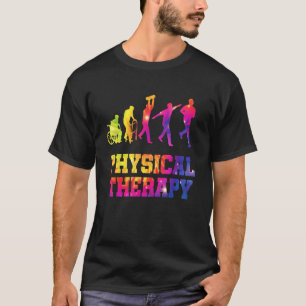 Retro Tie Dye Utveckling av fysisk terapi PT Thera T Shirt