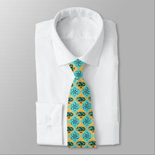 Retro Tie för HarlequinjordklotTrotter Slips