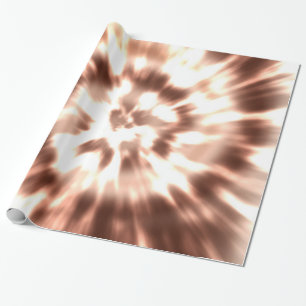 Retro Tiefärg färgrika Boho för brun Hippy fred Presentpapper