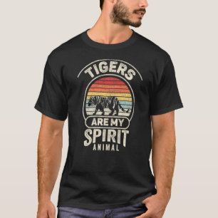 Retro Tigers är min andliga djurtiger T Shirt