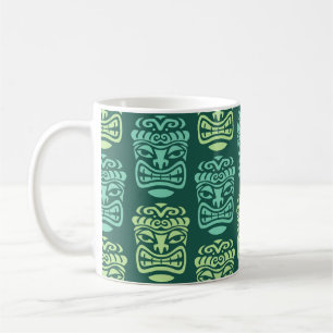 Retro Tiki Bar Pattern Kaffemugg