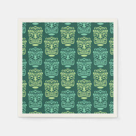 Retro Tiki Beach Party Pappersservett