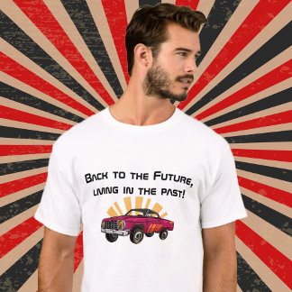 Retro 'Tillbaka till framtiden' Citat T-Shirt