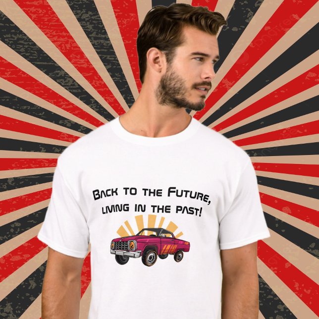 Retro 'Tillbaka till framtiden' Citat T-Shirt (Skapare uppladdad)