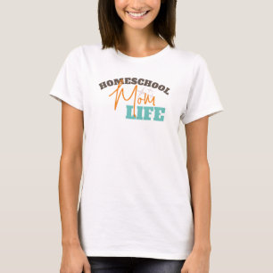 Retro Tillbaka till Hemundervisning Mamma Liv T Shirt