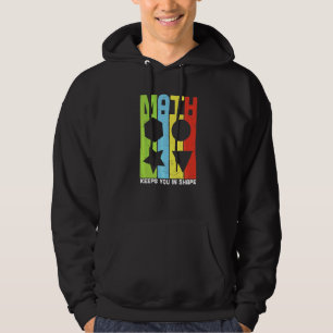 Retro Tillbaka Till Skolan Matematiklärare   Matem Hoodie