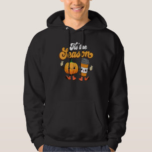 Retro Tis The Season Pumpor Kaffer Höst Tackgivels Hoodie