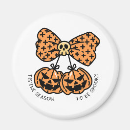 Retro "Tis the Season to be Spooky" Halloween Magnet