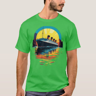 Retro Titanic Manar Women Kids Vintage Titanic 2 T Shirt