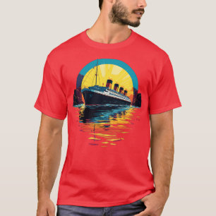 Retro Titanic Manar Women Kids Vintage Titanic 2 T Shirt