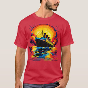 Retro Titanic Manar Women Kids Vintage Titanic T Shirt