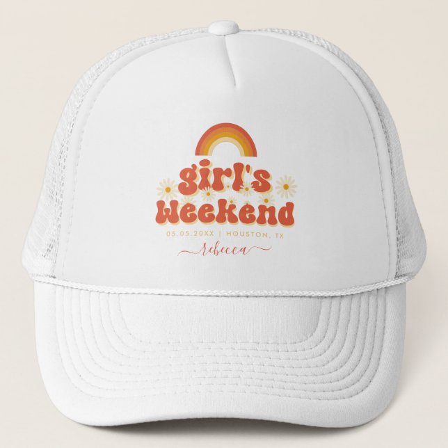 Retro tjejveckos slut firande Bachelorette-fest Keps (Framsida)